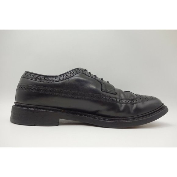 Florsheim Imperial Black Longwing Wingtip Lace Up Oxfords Shoes Men\'s 10.5 EEE main image 10